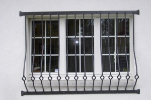 Sicherheits-Korb-Fenstergitter, Ornamentstabstahl